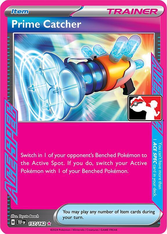 Temporal Forces Prime Catcher [Prize-Pack] Pokémon card